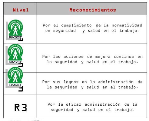 Niveles de Reconocimiento